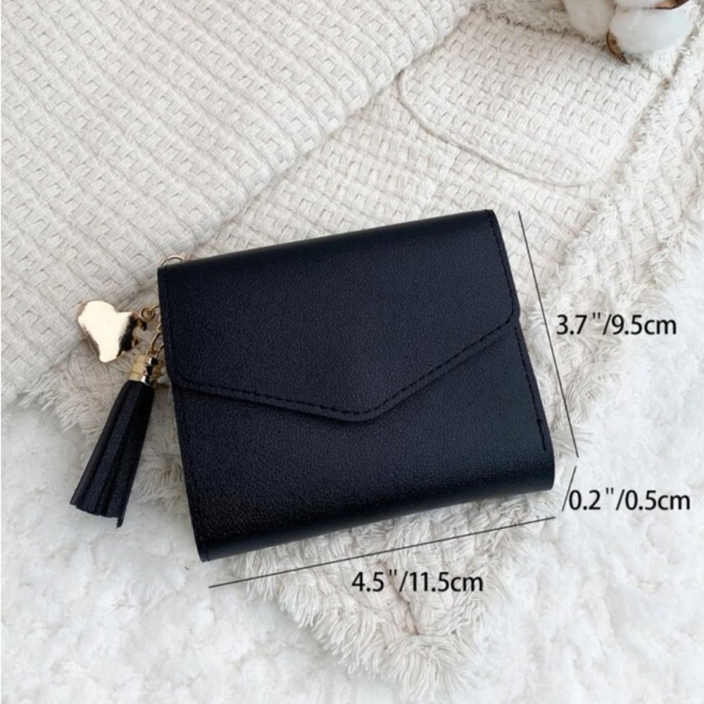 Black Mini Envelope Wallet - Picture 3 of 4